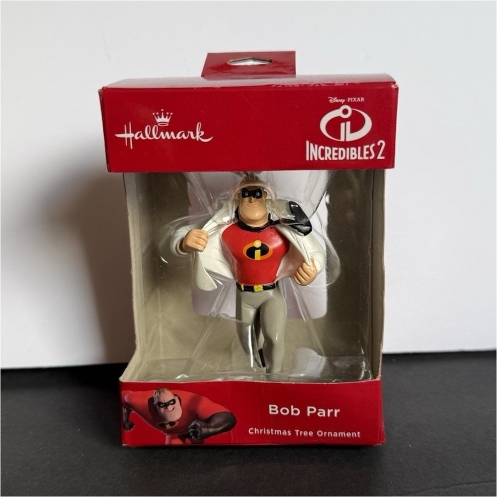 Hallmark Disney Pixar Incredibles 2 Bob Parr Christmas Hanging Ornament